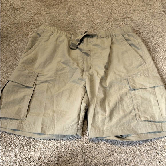 Lands End  Men’s Khaki Swim trunks Medium - Picture 1 of 6
